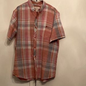 Weatherproof button down men's short sleeve shirt